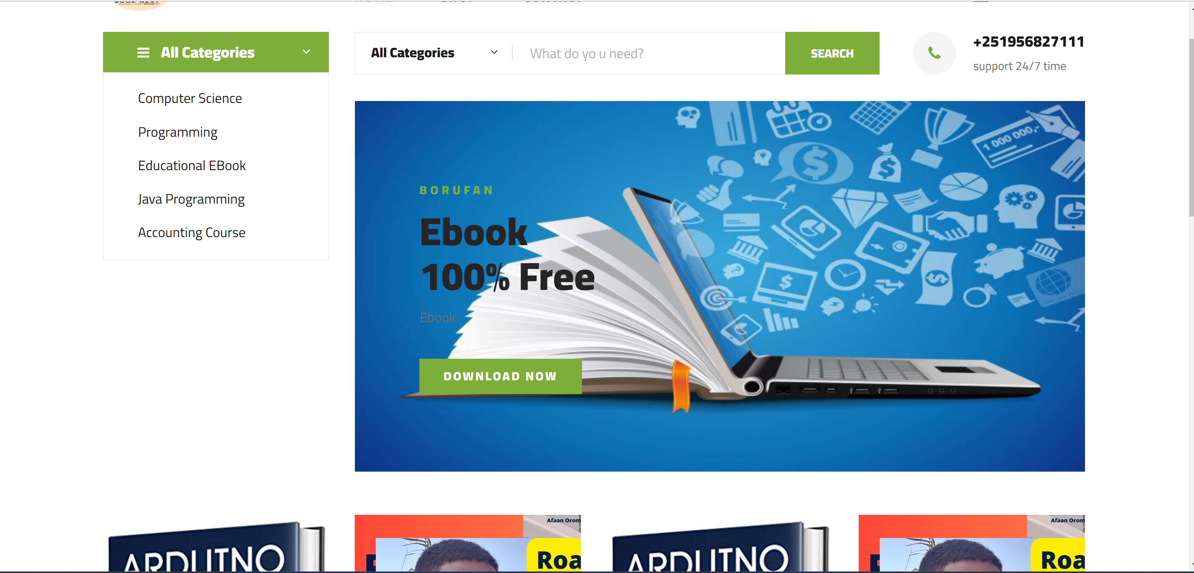 Online Book Store By PHP CodeIgniter